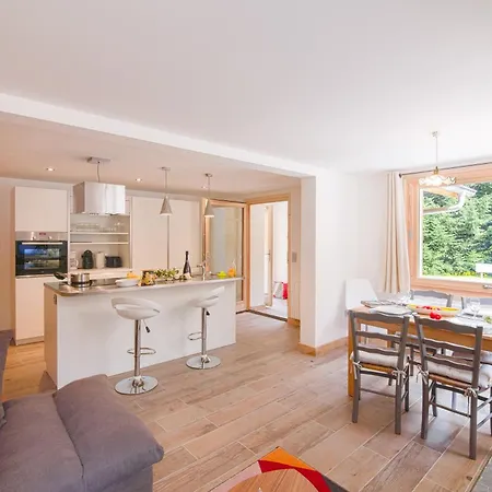 Apt La Creusettaz Near Chamonix W/Garden & Parking - Happy Rentals Шамони
